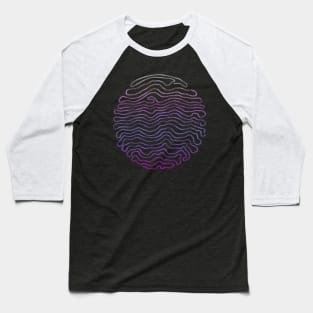 Line of colorful light Baseball T-Shirt